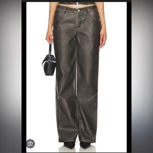 Revolve Superdown Faux Leather Pant Size Medium